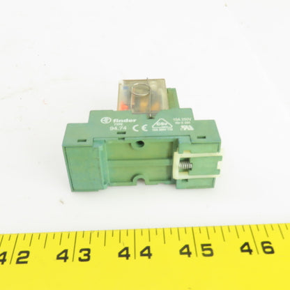 Kuhnke 111A4-24VDC1 Minitur Socket Relay 5A 250V AC W/Base