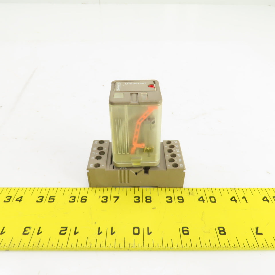 Kuhnke UF3G-110VAC Universal Relay 4A 250V AC W/Base
