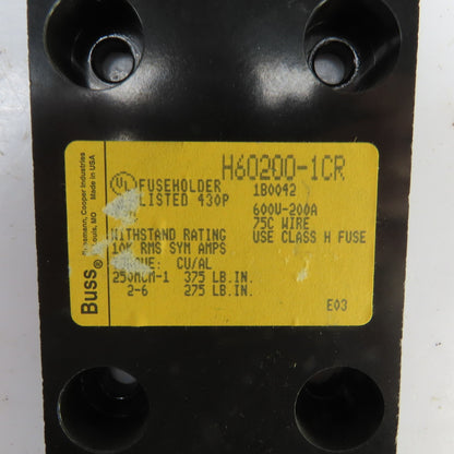 Buss H60200-1CR 200A Fuse Holder 600V
