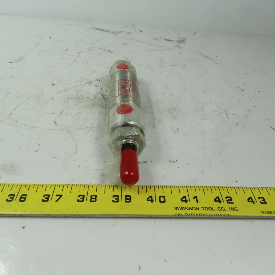 Bimba 121-DP Double Acting Pneumatic Air Cylinder 1-1/4" Bore 1" Stroke