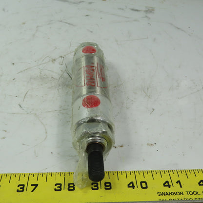 Bimba 121-DP Double Acting Pneumatic Air Cylinder 1-1/4" Bore 1" Stroke