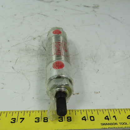Bimba 121-DP Double Acting Pneumatic Air Cylinder 1-1/4" Bore 1" Stroke