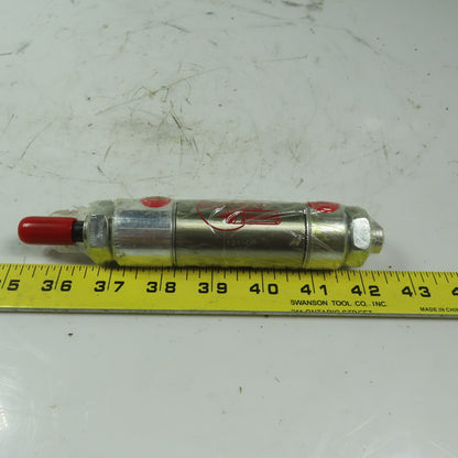 Bimba 121-DP Double Acting Pneumatic Air Cylinder 1-1/4" Bore 1" Stroke