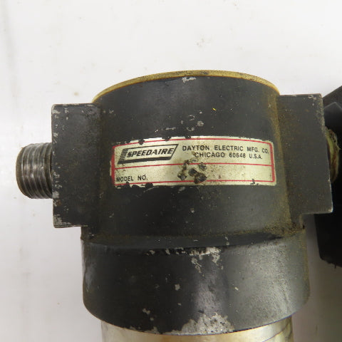 Speedaire 4ZL87 Pneumatic Air Line Filter Lubricator 150PSIG 1/2" NPT