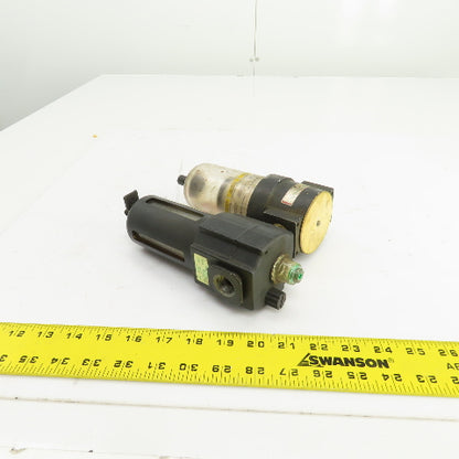 Speedaire 4ZL87 Pneumatic Air Line Filter Lubricator 150PSIG 1/2" NPT