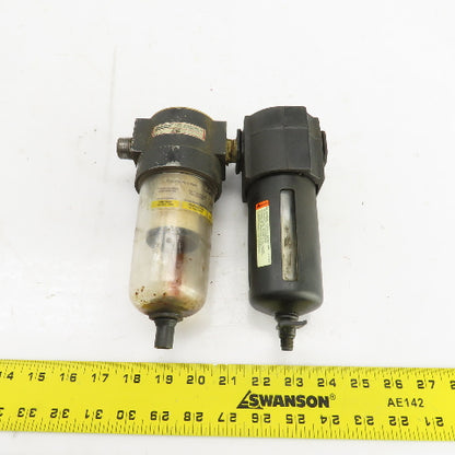 Speedaire 4ZL87 Pneumatic Air Line Filter Lubricator 150PSIG 1/2" NPT