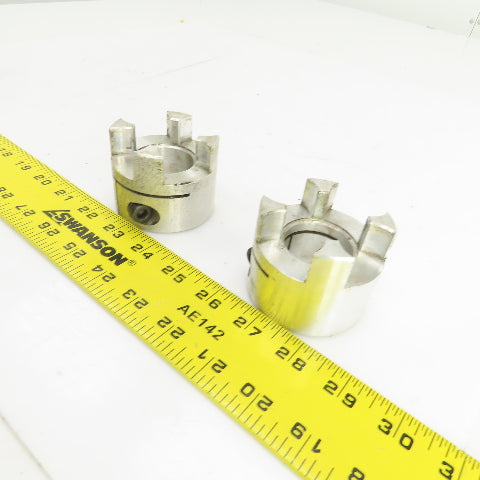 1-3/8" Aluminum Flexible Shaft Coupling Lot Of 2