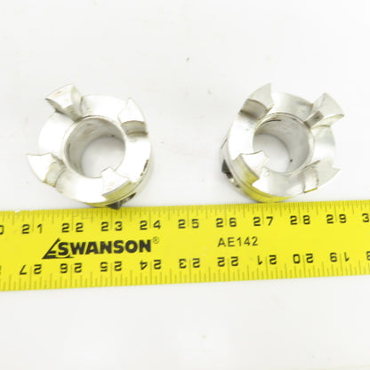 1-3/8" Aluminum Flexible Shaft Coupling Lot Of 2