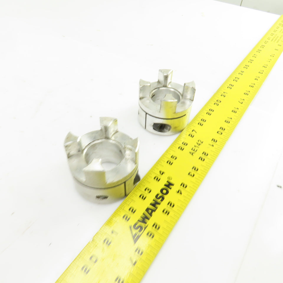 1-3/8" Aluminum Flexible Shaft Coupling Lot Of 2