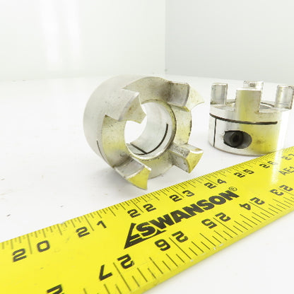 1-3/8" Aluminum Flexible Shaft Coupling Lot Of 2