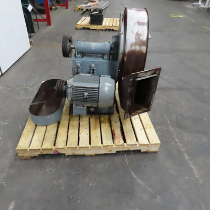 Pellizzari 7.8Hp 480V 3500RPM Backward Incline Centrifugal Blower