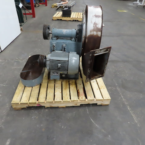 Pellizzari 7.8Hp 480V 3500RPM Backward Incline Centrifugal Blower