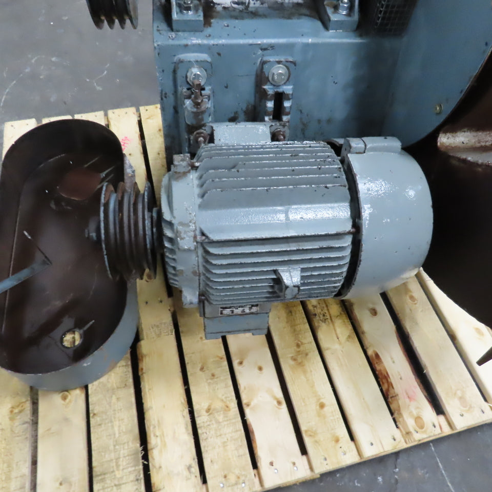 Pellizzari 7.8Hp 480V 3500RPM Backward Incline Centrifugal Blower