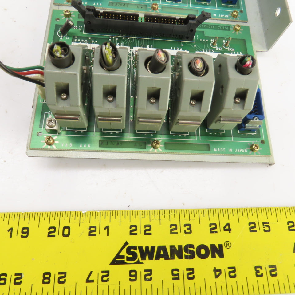 NEC 193-250006-A-01 Circuit Board From Makino MGW-E Wire EDM