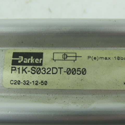 Parker P1K-S032DT-0050 Double Acting  Air Cylinder 35mm Bore 50mm Stroke 10 Bar