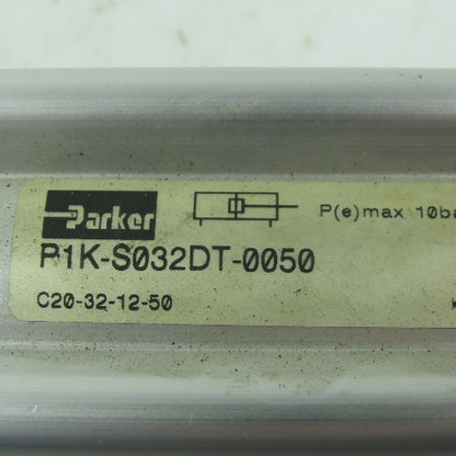 Parker P1K-S032DT-0050 Double Acting  Air Cylinder 35mm Bore 50mm Stroke 10 Bar