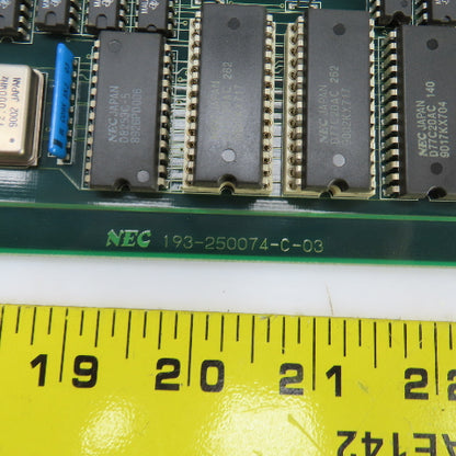 NEC 193-230074 VAC-AAK Circuit Board From Makino MGW-E Wire EDM