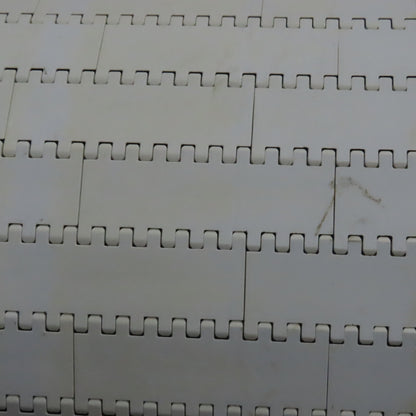 35-3/4" Wide Smooth Flat Top Conveyor Mat Chain Straight Running 34' OAL