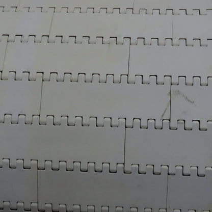35-3/4" Wide Smooth Flat Top Conveyor Mat Chain Straight Running 34' OAL