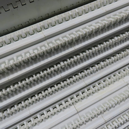 35-3/4" Wide Smooth Flat Top Conveyor Mat Chain Straight Running 34' OAL