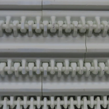 35-3/4" Wide Smooth Flat Top Conveyor Mat Chain Straight Running 34' OAL