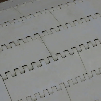 35-3/4" Wide Smooth Flat Top Conveyor Mat Chain Straight Running 34' OAL