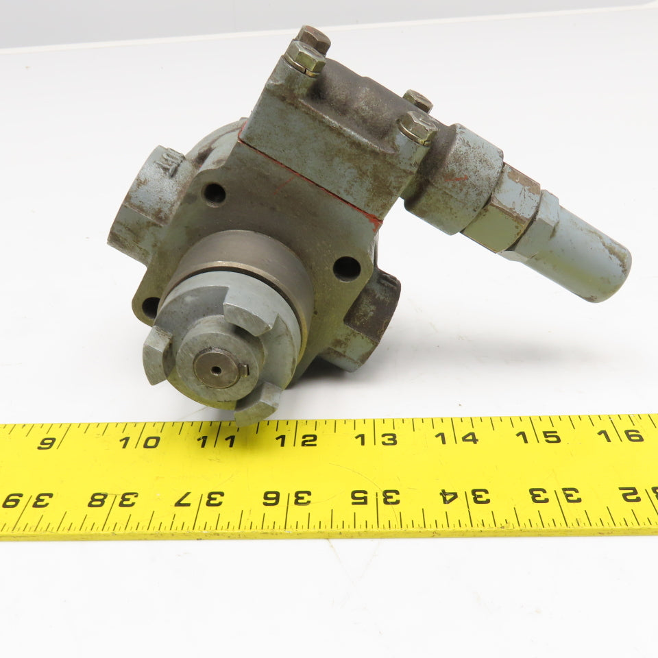 Nippon TOP-203HA M Trochoid Gerotor Pump 3/4" NPT 14mm Input Shaft