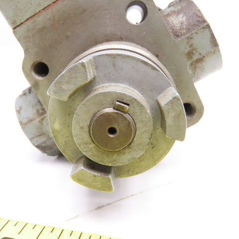 Nippon TOP-203HA M Trochoid Gerotor Pump 3/4" NPT 14mm Input Shaft