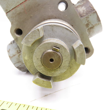 Nippon TOP-203HA M Trochoid Gerotor Pump 3/4" NPT 14mm Input Shaft