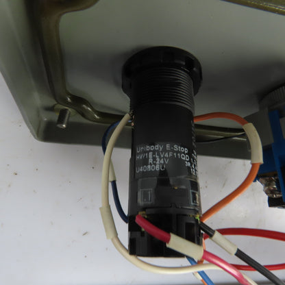 Saginaw 4-Button Operator Enclosure W/(3) Momentary Contact (1) E-Stop 24V