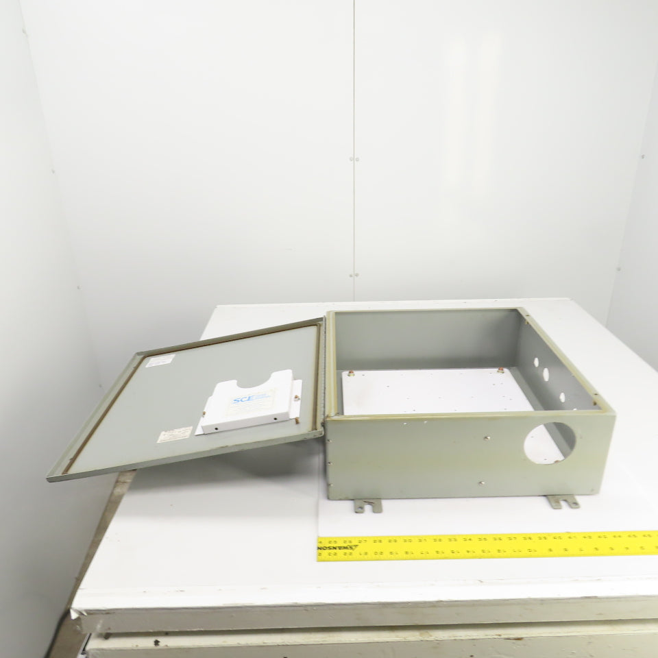 Saginaw 20 x 20" x 7" Wall Mount Electrical Enclosure W/Backplate & Hinged Door