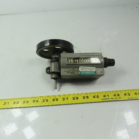VEEDER-ROOT 195326-046 6 Digit Analog Linear Wheel Counter