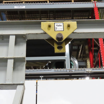 7' Travel Span 113" Under Beam Mobile Gantry Crane 2 Ton Trolley