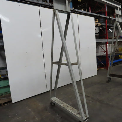 7' Travel Span 113" Under Beam Mobile Gantry Crane 2 Ton Trolley