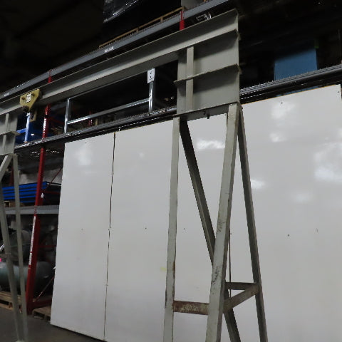 7' Travel Span 113" Under Beam Mobile Gantry Crane 2 Ton Trolley