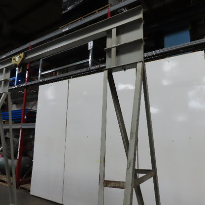 7' Travel Span 113" Under Beam Mobile Gantry Crane 2 Ton Trolley