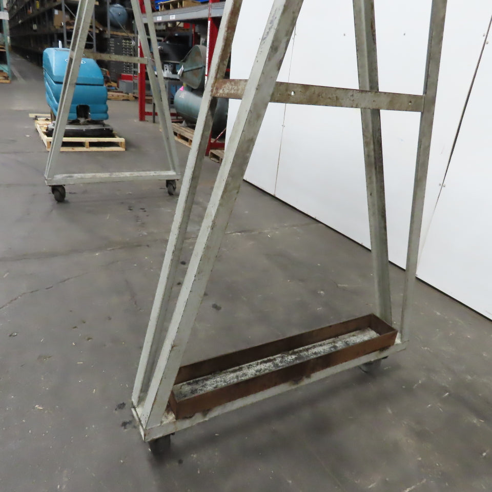 7' Travel Span 113" Under Beam Mobile Gantry Crane 2 Ton Trolley