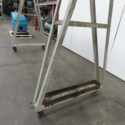7' Travel Span 113" Under Beam Mobile Gantry Crane 2 Ton Trolley