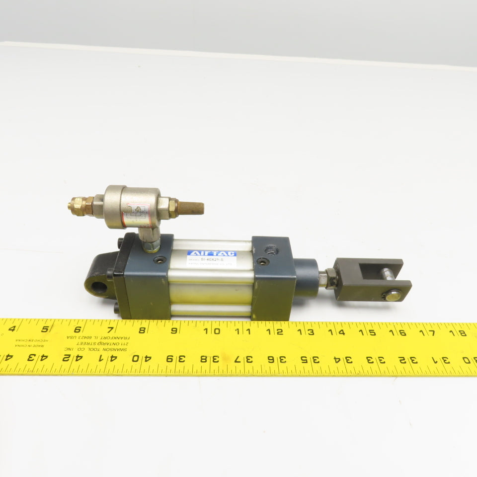 AirTac SI-40X25-S 1-1/2" Bore 1" Stroke Double Acting Air Cylinder