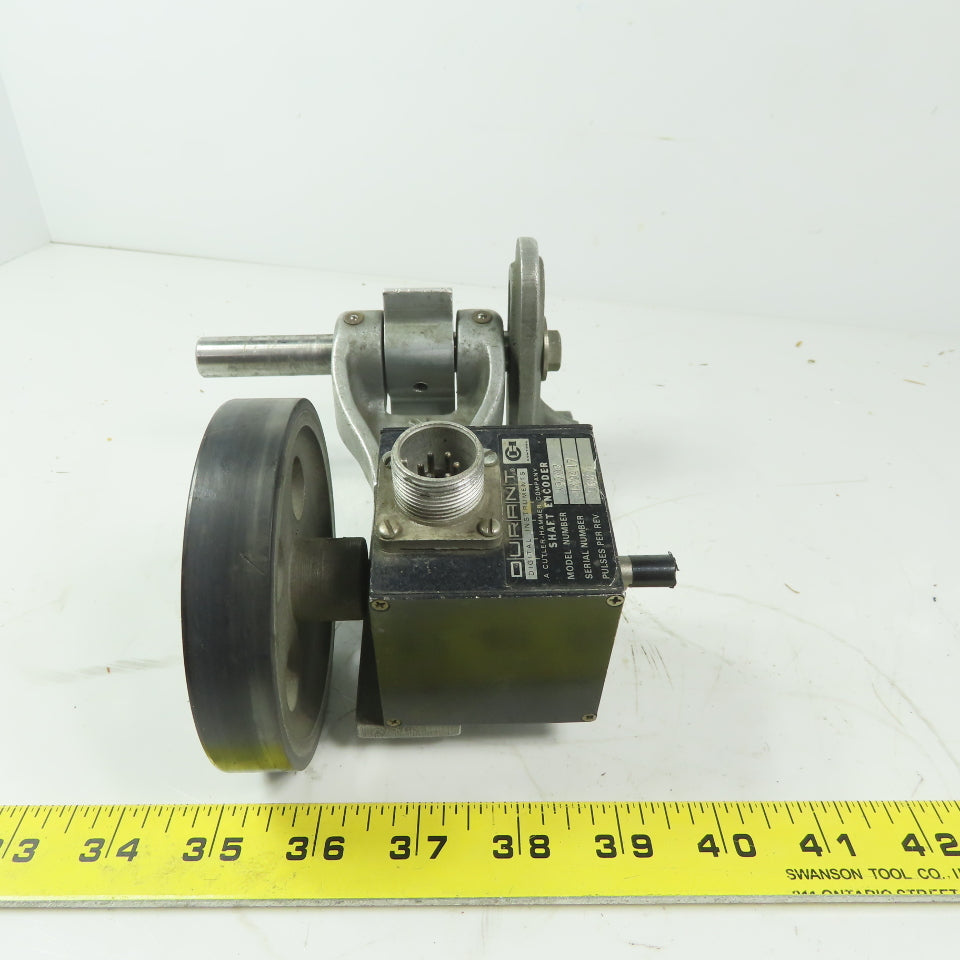Durrant Cutler Hammer 39702 Shaft Encoder .060 Pulses Per Rev W/Swing Arm