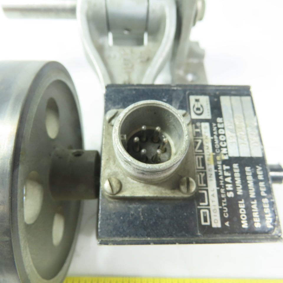 Durrant Cutler Hammer 39702 Shaft Encoder .060 Pulses Per Rev W/Swing Arm