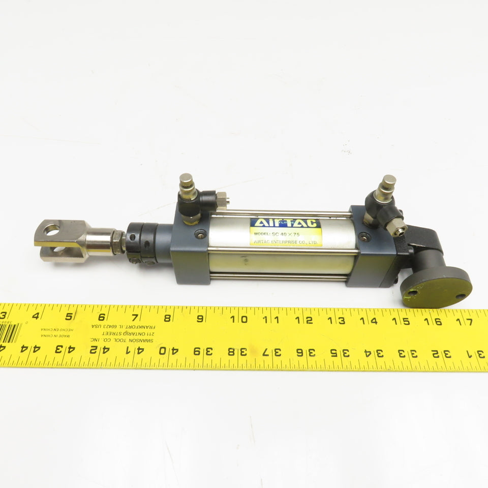 AirTac SC40X75 40MM Bore 75mm Stroke Double Acting Air Cylinder