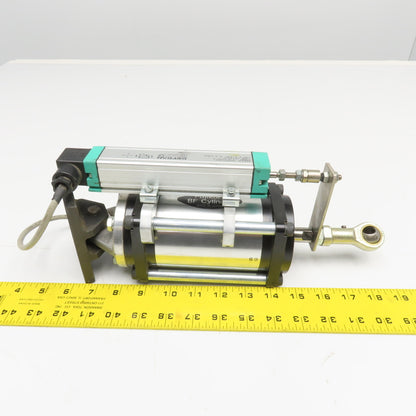 Fujikura FCS-63-78-S1 63mm Bore 78mm Stroke Single Acting Air Cylinder