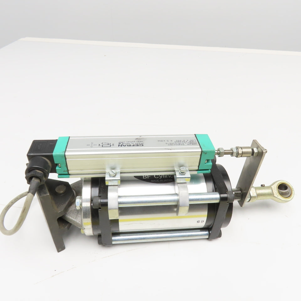 Fujikura FCS-63-78-S1 63mm Bore 78mm Stroke Single Acting Air Cylinder