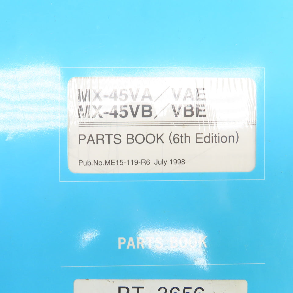 Okuma MX-45VA 45VB/VBE Parts Operation Maintenance Electrical Instruction Lot/6