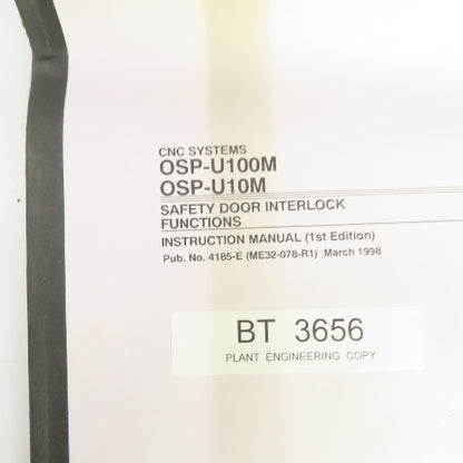 Okuma MX-45VA 45VB/VBE Parts Operation Maintenance Electrical Instruction Lot/6