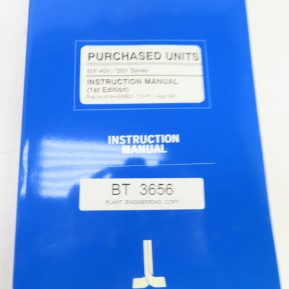 Okuma MX-45VA 45VB/VBE Parts Operation Maintenance Electrical Instruction Lot/6