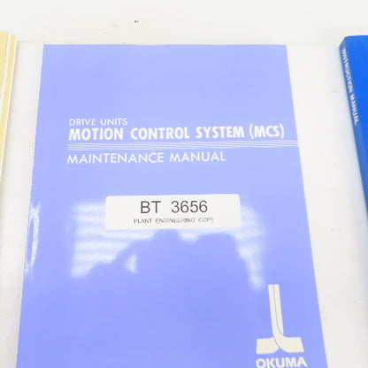 Okuma MX-45VA 45VB/VBE Parts Operation Maintenance Electrical Instruction Lot/6
