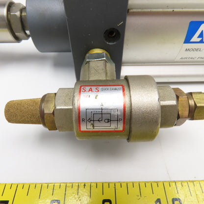 AirTac SI63X75-S 63mm Bore x 75mm Stroke Double Acting Air Cylinder