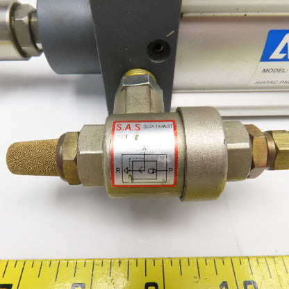 AirTac SI63X75-S 63mm Bore x 75mm Stroke Double Acting Air Cylinder